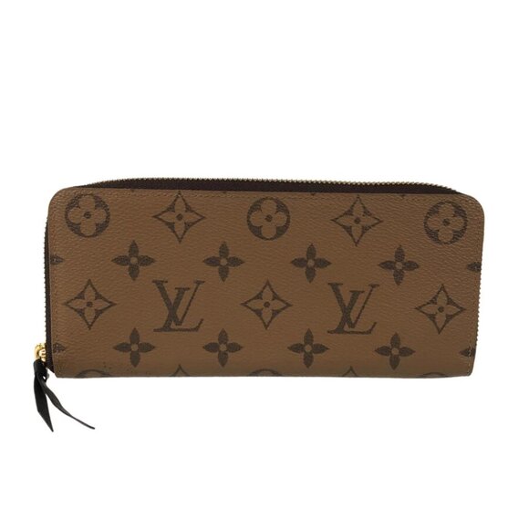 LOUIS VUITTON Monogram Reverse Portefeuille Clemence M82336 Long wallet - Picture 1 of 15